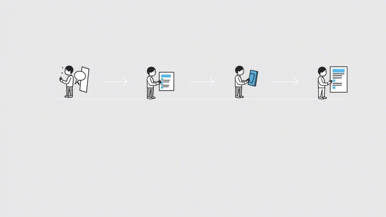 Illustration of application process